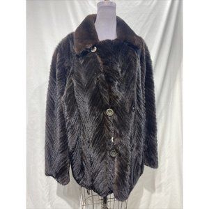 mahogany mink tails jacket mens (46250)